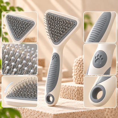 Fluffelora® Triangular Slicker Brush